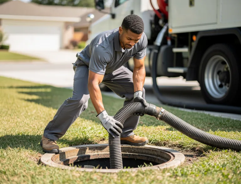 septic tank pumping West Lawn